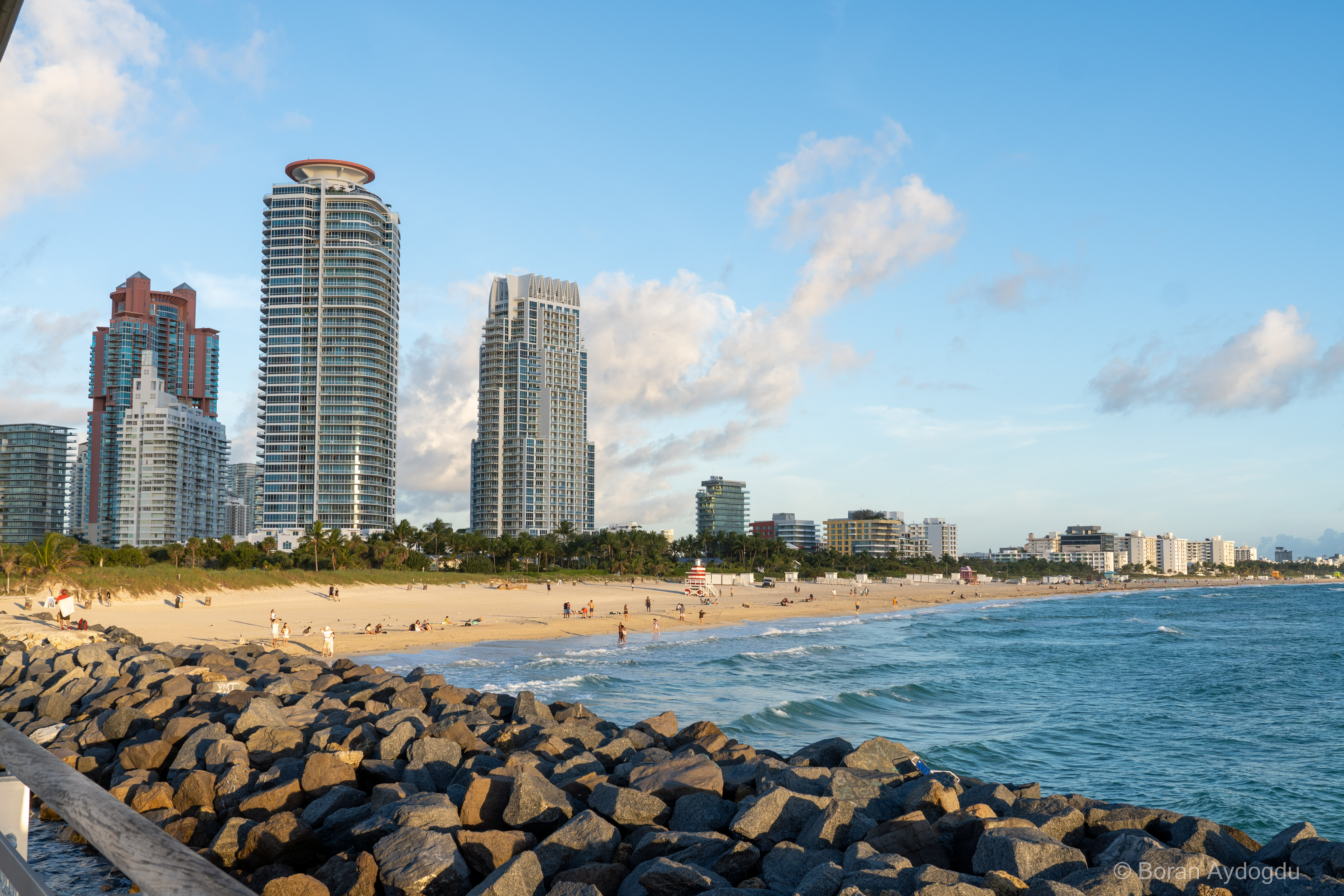 Die Wolkenkratzer am Miami Beach