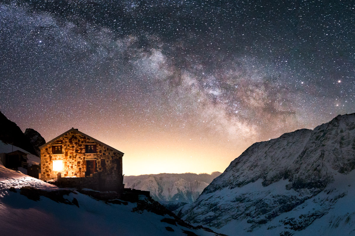 Milchstrasse in den Alpen by Stephan Wiesner