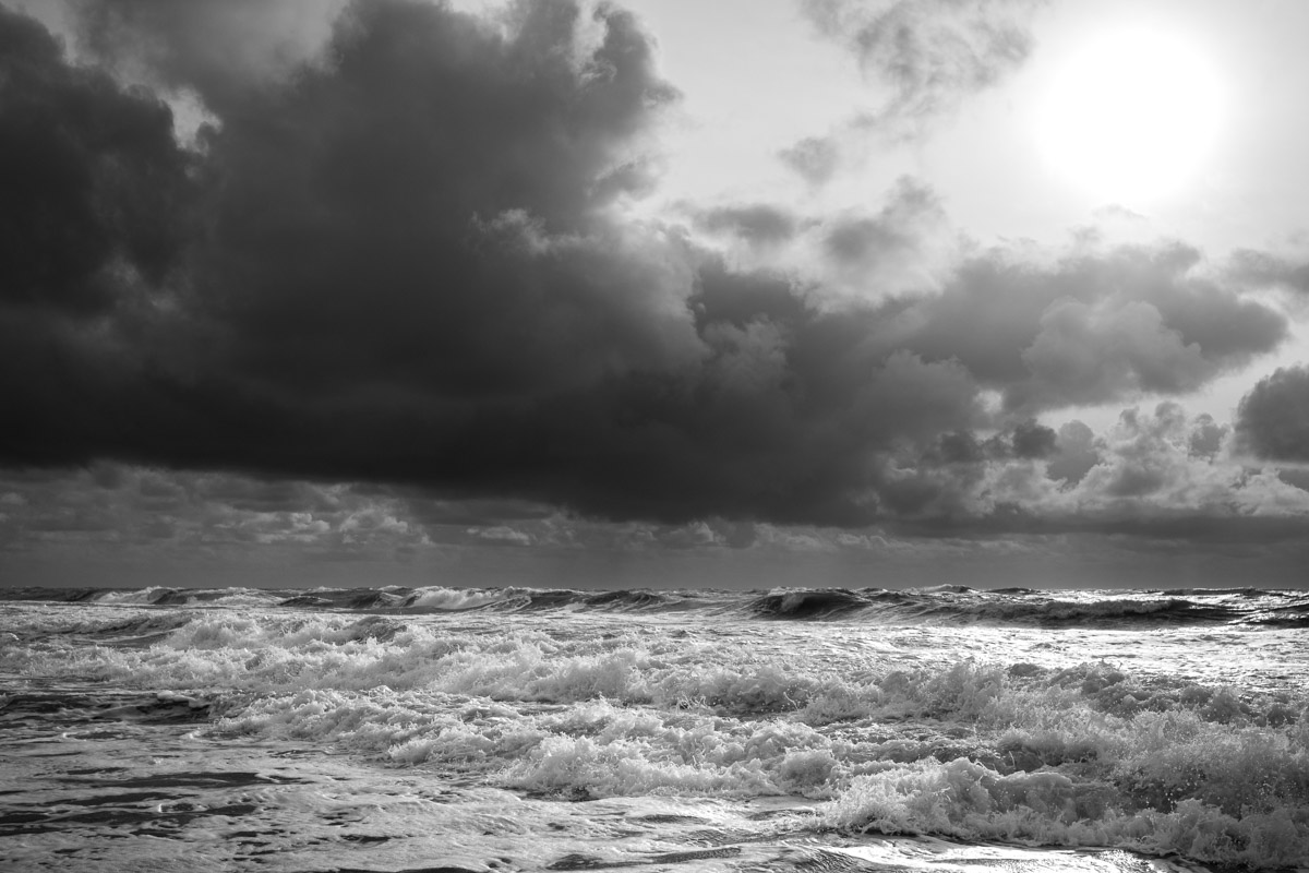 Wolken über der Nordsee